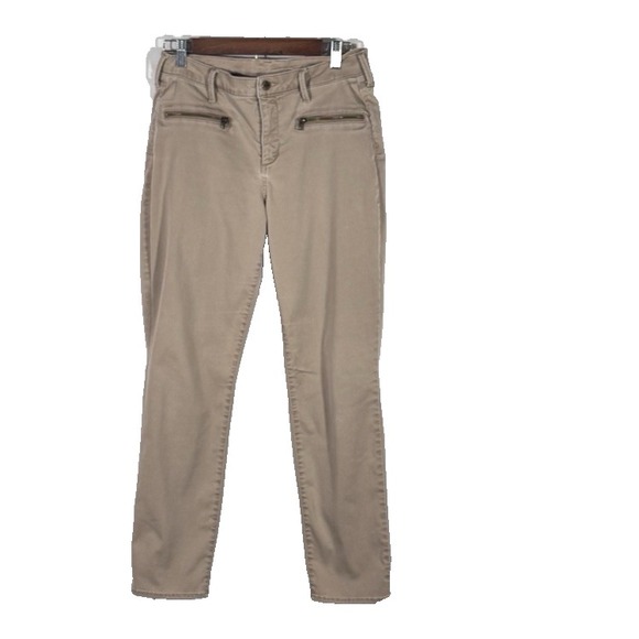 NYDJ Denim - NYDJ Jeans Womens 10 Lift Tuck Tech Mid-Rise Straight Leg Tan Stretch Slimming